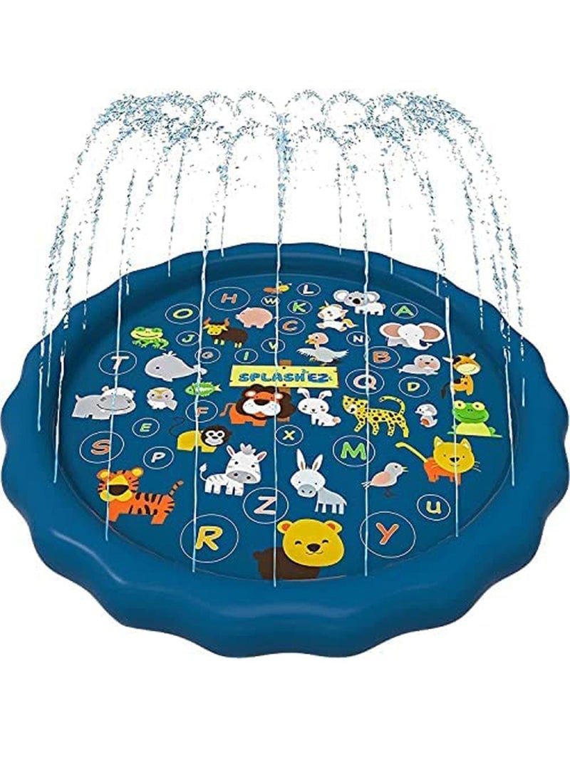 SplashEZ Outdoor Beach Water Toy Sprinkler Spray Pool for Kids - Image 1